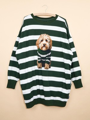 Labradoodle Sweater Dress Women from SNURK