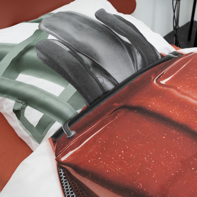 Rollercoaster pillow case 60 x 70 cm from SNURK