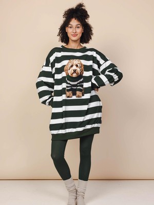 Labradoodle Sweater Dress Women from SNURK