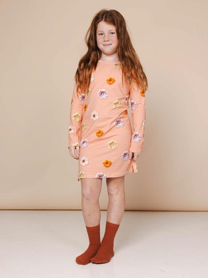 Flower Power Longsleeve Dress Kids from SNURK