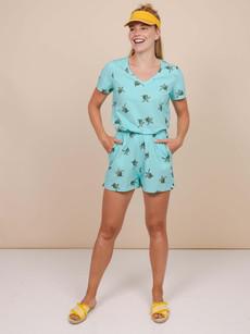 Sea Turtles V-neck T-shirt and Shorts set Women via SNURK