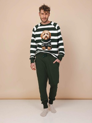 Dark Green Pants Men from SNURK