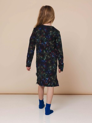 Xmas Lights Longsleeve Dress Kids from SNURK