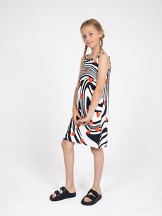 Zebra Love Slip dress Kids via SNURK