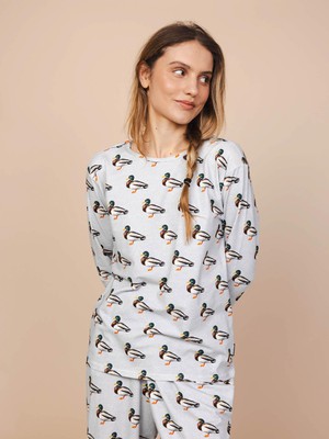 Quack! Longsleeve T-shirt and Wide Pants set Women from SNURK