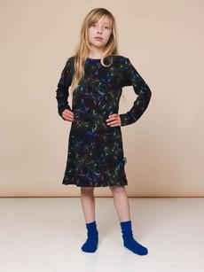 Xmas Lights Longsleeve Dress Kids via SNURK