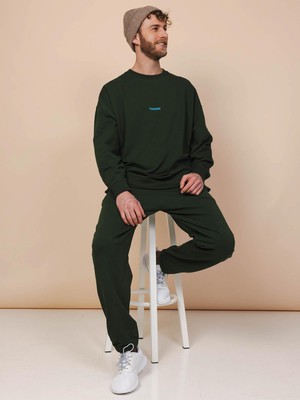 Dark Green Sweater and Pants set Unisex from SNURK