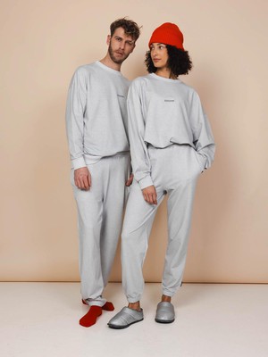 Grey Relaxed Pants Unisex from SNURK