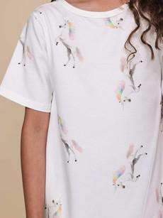 Unicorn T-shirt Dress Kids via SNURK