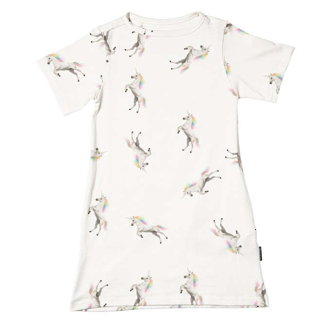 Unicorn T-shirt Dress Kids from SNURK