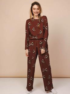 Sloth Wide Pants Women via SNURK