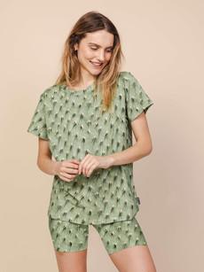 Cozy Cactus T-shirt and Bikershorts set Women via SNURK