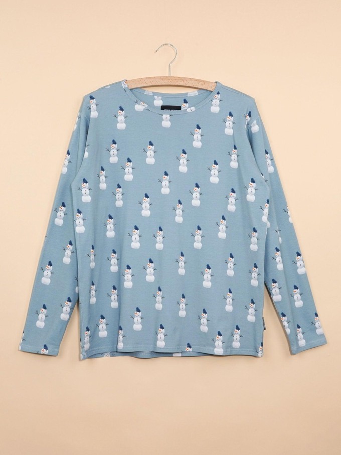 Mr. Snowman Longsleeve T-shirt Women from SNURK