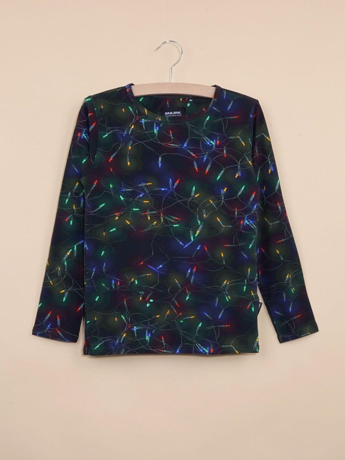 Xmas Lights Longsleeve T-shirt Kids from SNURK