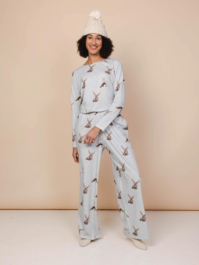 Bunny Bums Longsleeve T-shirt and Wide Pants set Women from SNURK