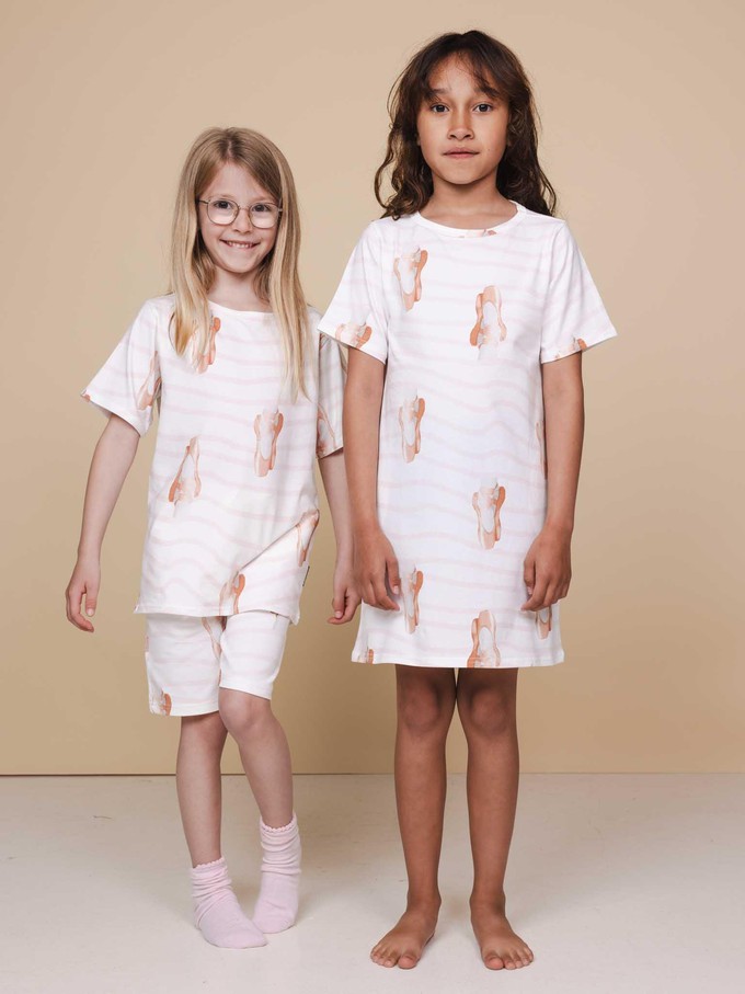 Ballerina T-shirt Dress Kids from SNURK