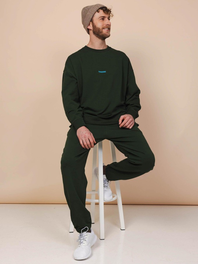 Dark Green Relaxed Pants Unisex from SNURK