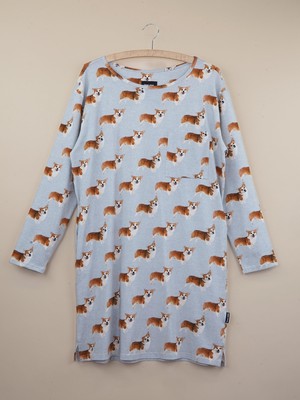 Corgi Time Dress long sleeve Women from SNURK