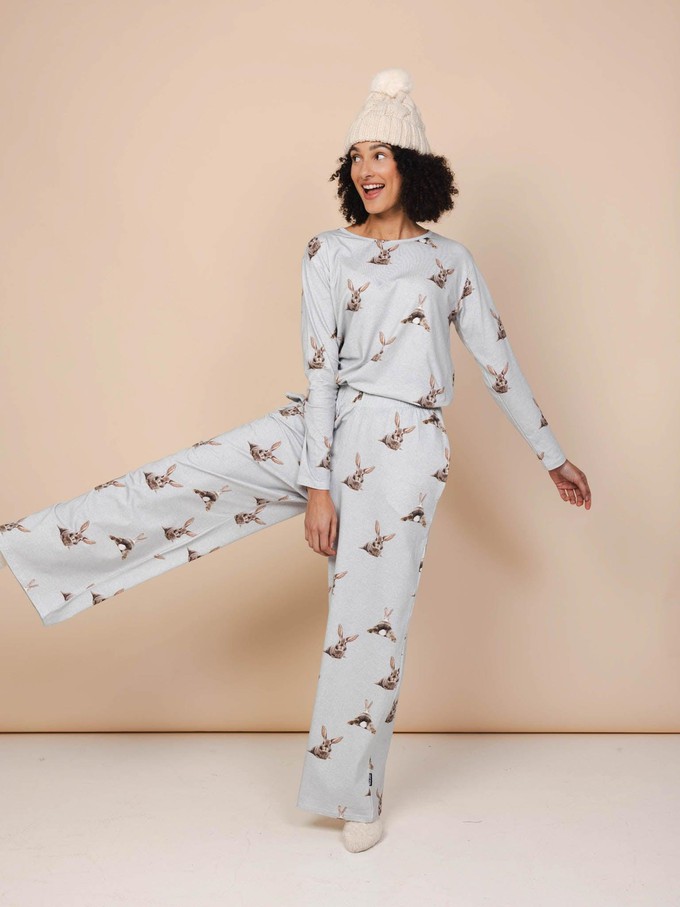 Bunny Bums Longsleeve T-shirt and Wide Pants set Women from SNURK