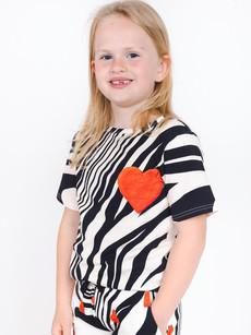 Zebra Love T-shirt Kids via SNURK