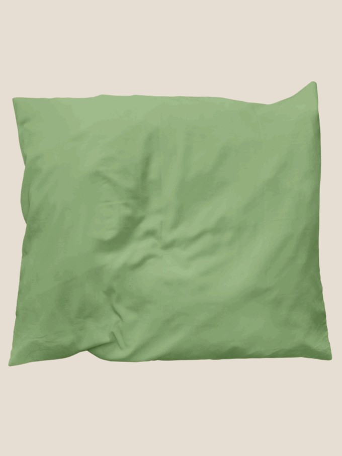 Green pillowcase from SNURK