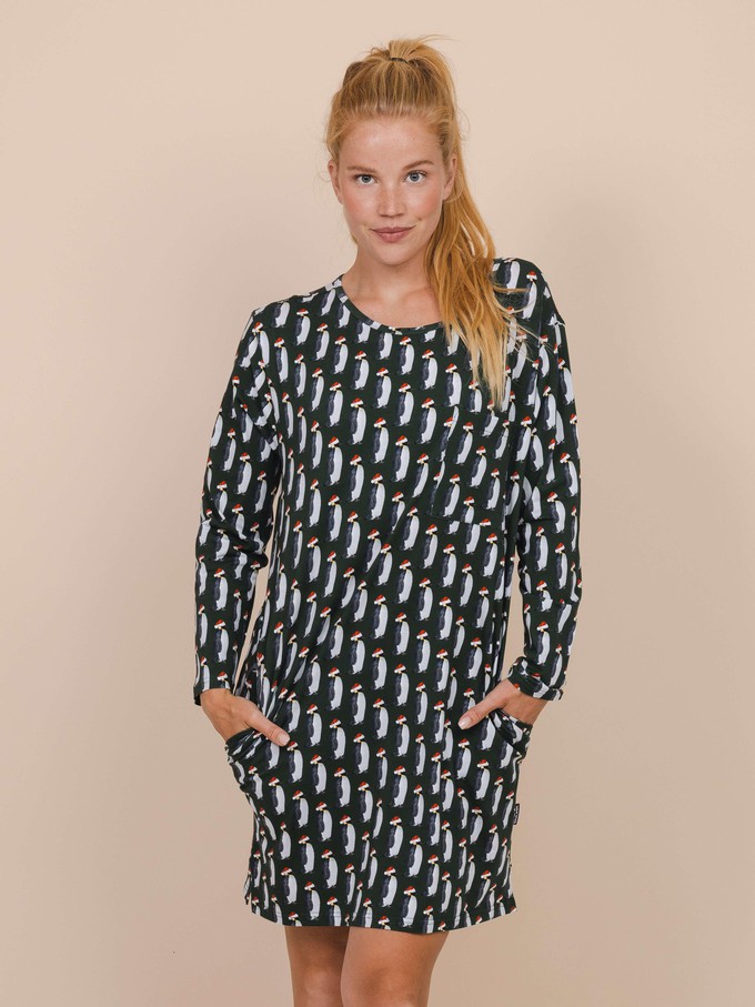 Penguin Xmas Longsleeve Dress Women from SNURK