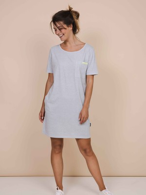 Gray T-shirt Dress Women from SNURK