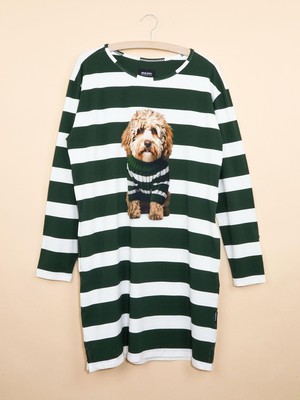 Labradoodle Longsleeve Dress Women from SNURK