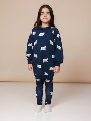 Counting Sheep Sweater Dress Kids from SNURK