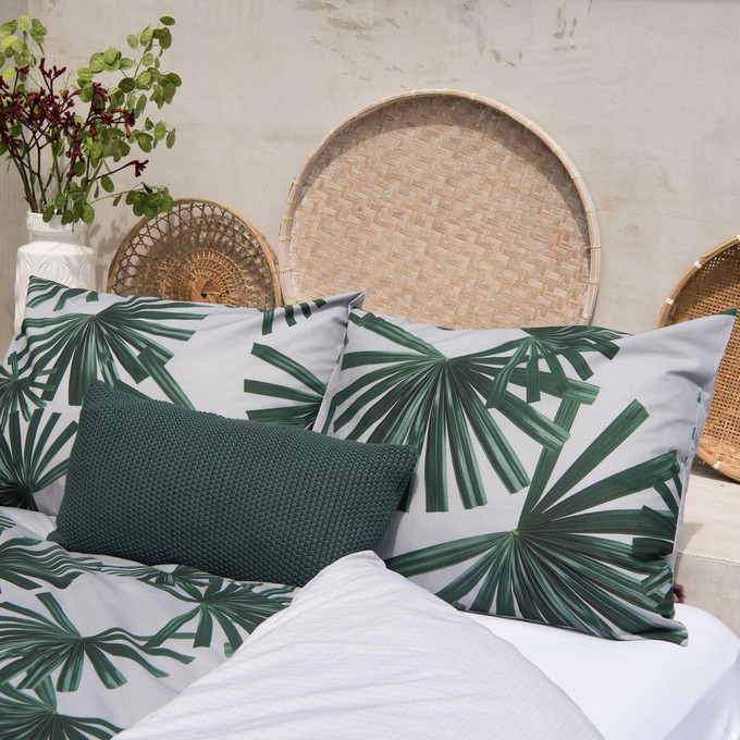 Fan Palm pillow case 60 x 70 cm from SNURK