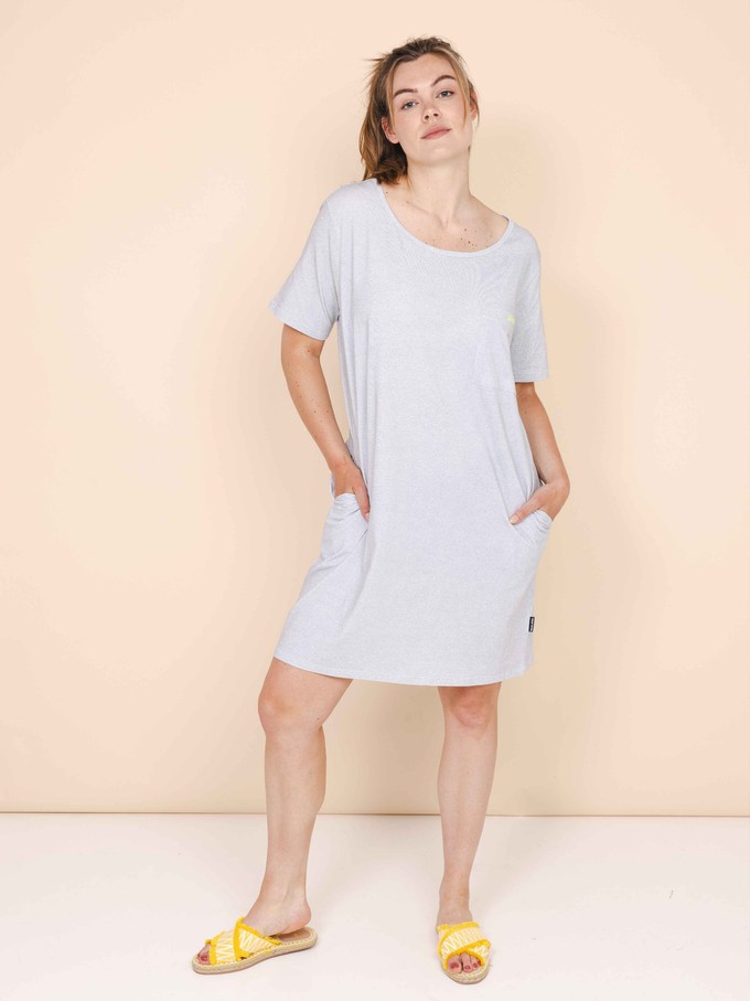 Gray T-shirt Dress Women from SNURK