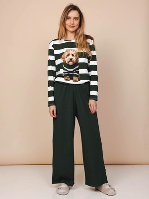 Labradoodle Longsleeve T-shirt and Wide Pants set Women from SNURK