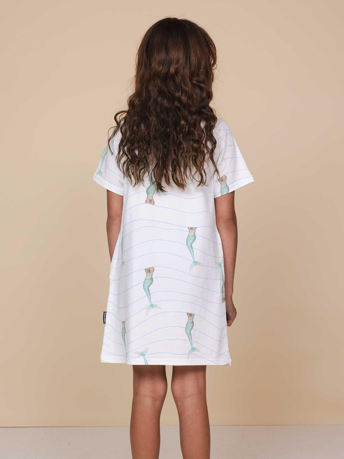 Mermaid T-shirt Dress Kids from SNURK