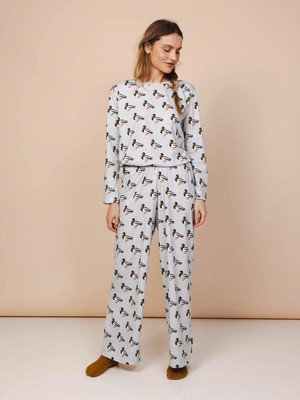 Quack! Longsleeve T-shirt and Wide Pants set Women from SNURK