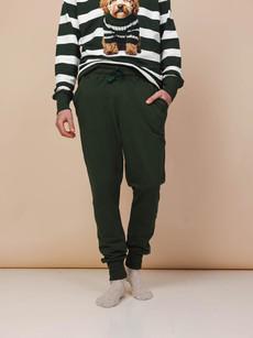 Dark Green Pants Men via SNURK