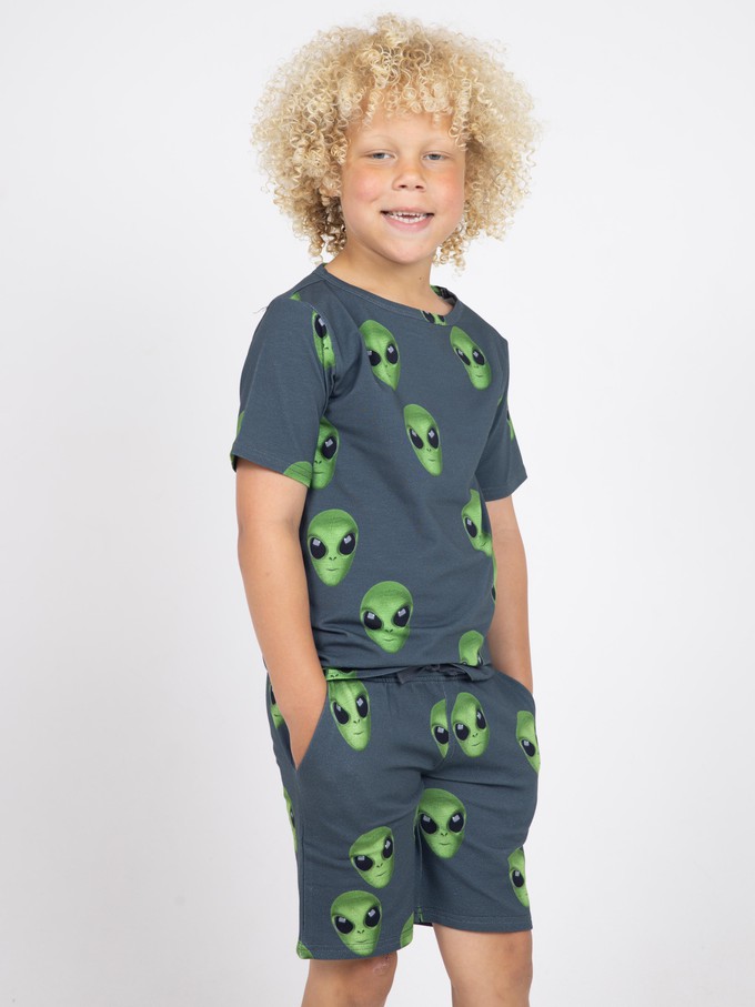 Aliens T-shirt and Shorts set Kids from SNURK