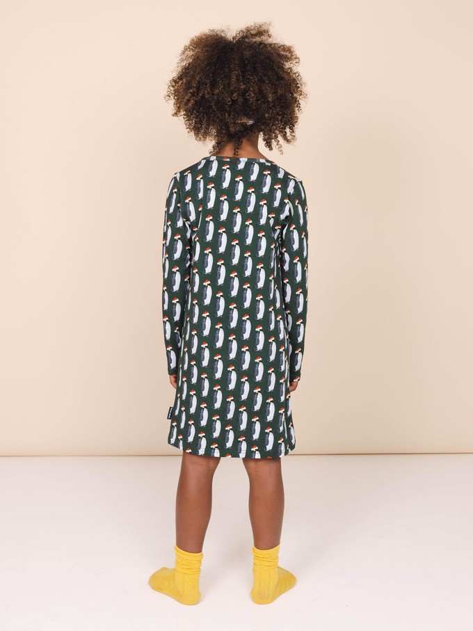 Penguin Xmas Longsleeve Dress Kids from SNURK