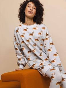 Corgi Time Sweater dress Women via SNURK