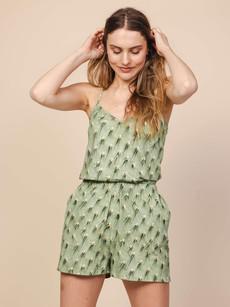 Cozy Cactus Strap Top and Shorts set Women via SNURK