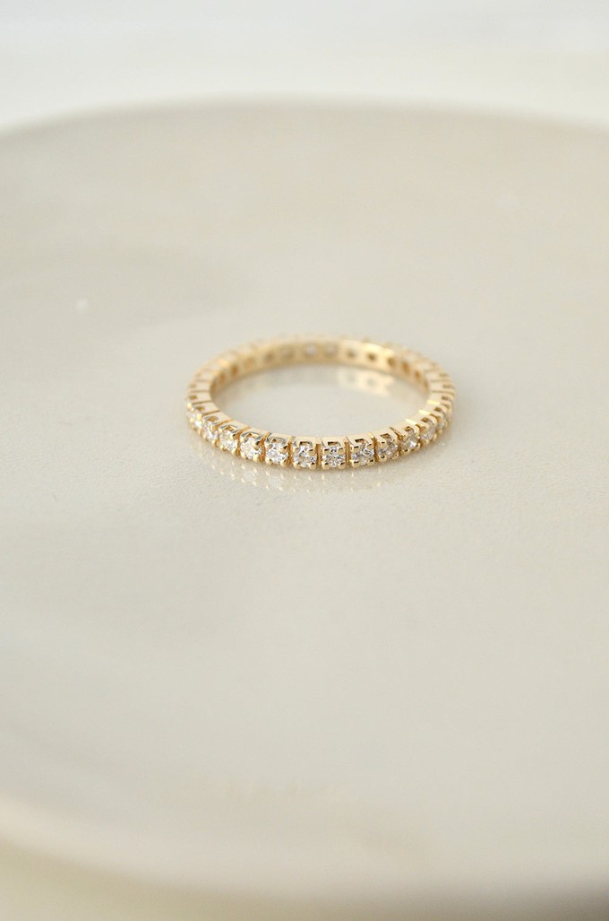 Laps Around The Sun Ring - Gold 14k & Diamonds from Solitude the Label