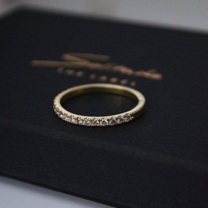 Half eternity ring - Gold 14k & Diamonds from Solitude the Label