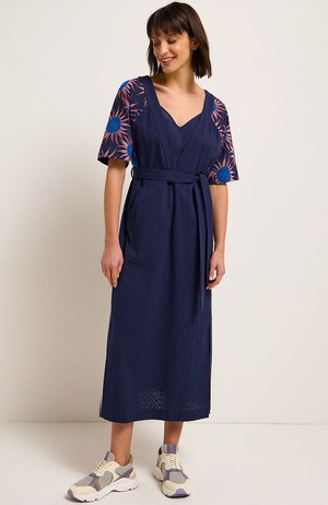 Midi dress blue flower from Sophie Stone