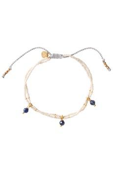 Honor bracelet Lapis Lazuli Gold via Sophie Stone