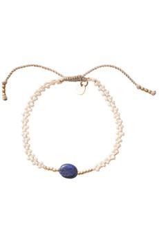 Emotion bracelet Lapis Lazuli Gold via Sophie Stone