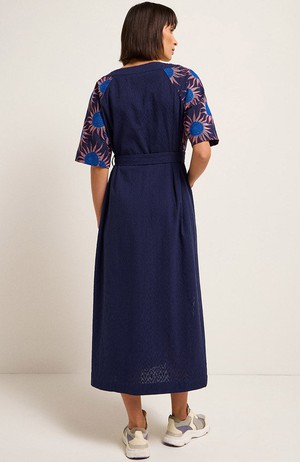 Midi dress blue flower from Sophie Stone