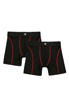 2-pack of boxers red stitched via Sophie Stone