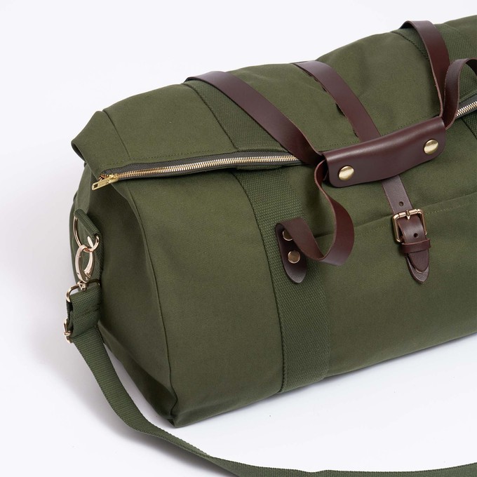 Foldtop Weekender - Dark Olive from Souleway