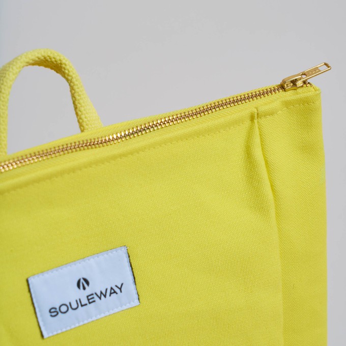 Simple Backpack L - Bright Lemon from Souleway