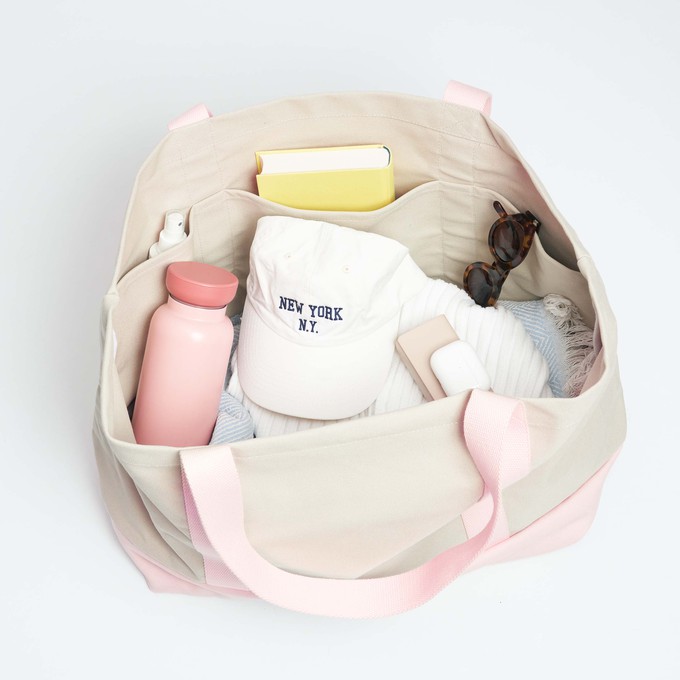 Beach Bag - Sand/Pink from Souleway