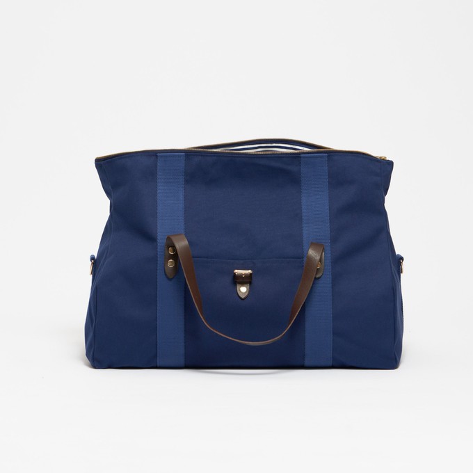 Foldtop Weekender - Navy Blue from Souleway